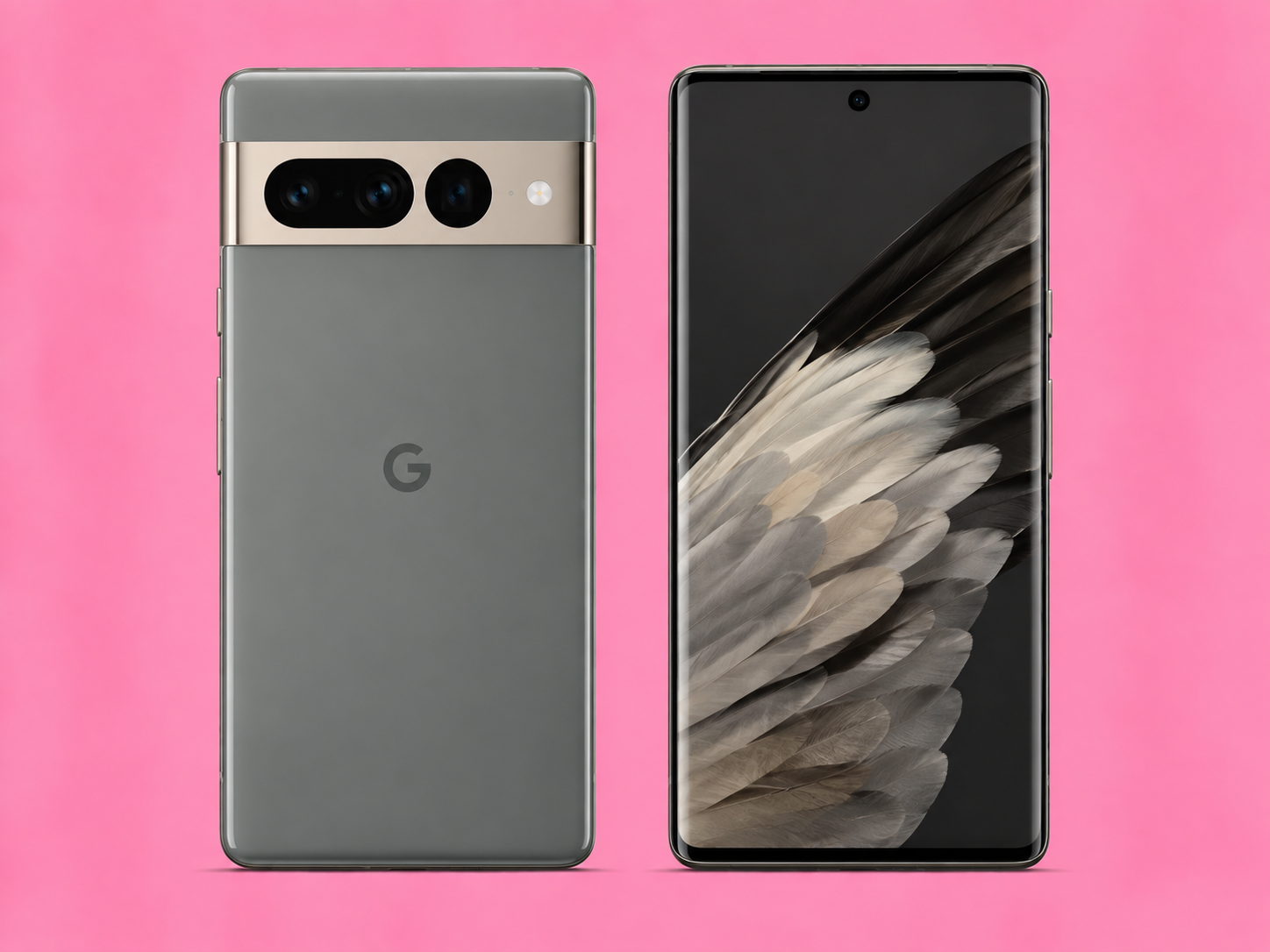Ремонт на Google Pixel 7 — изглед отпред и отзад