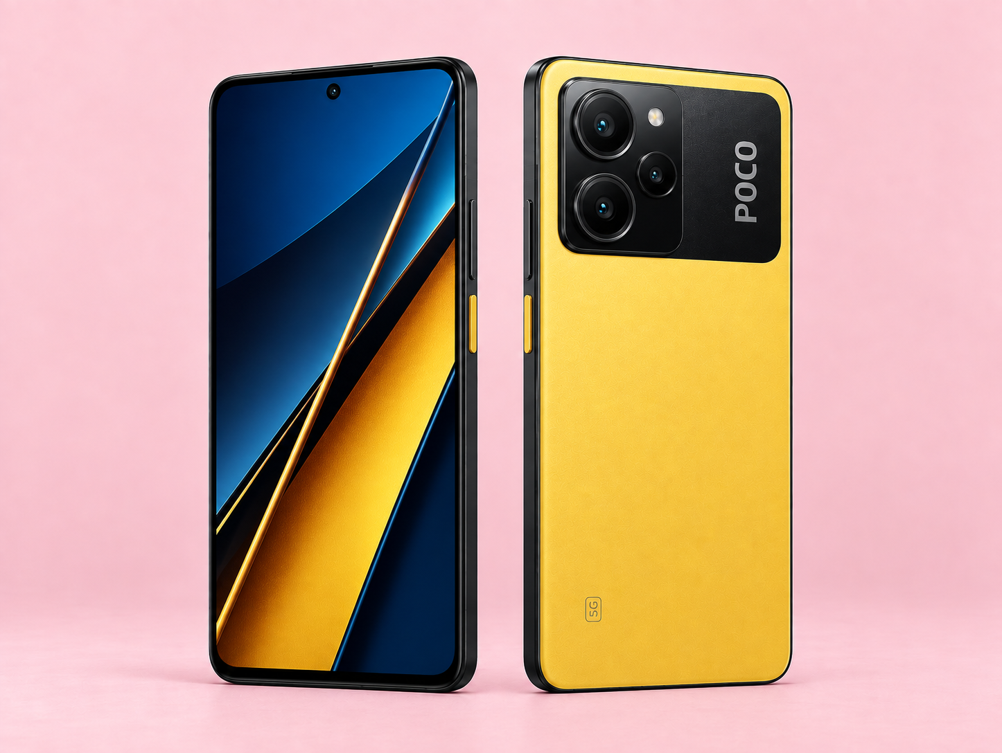 Ремонт на Poco X5 — изглед отпред и отзад