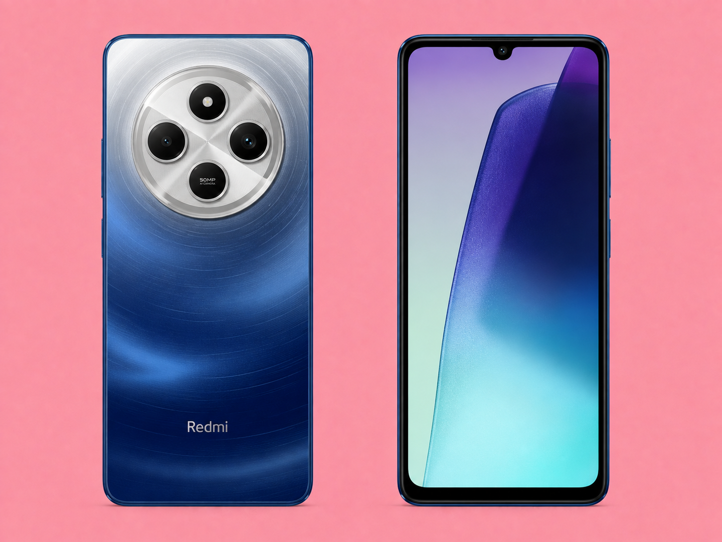 Ремонт на Redmi 14C — изглед отпред и отзад