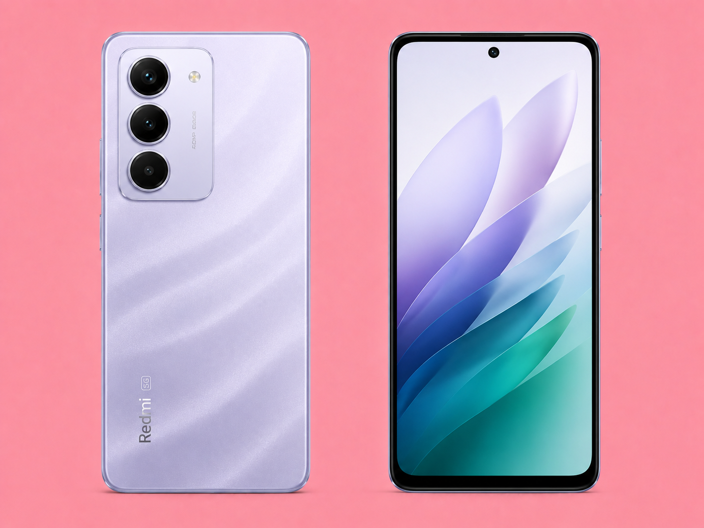Ремонт на Redmi 15 — изглед отпред и отзад