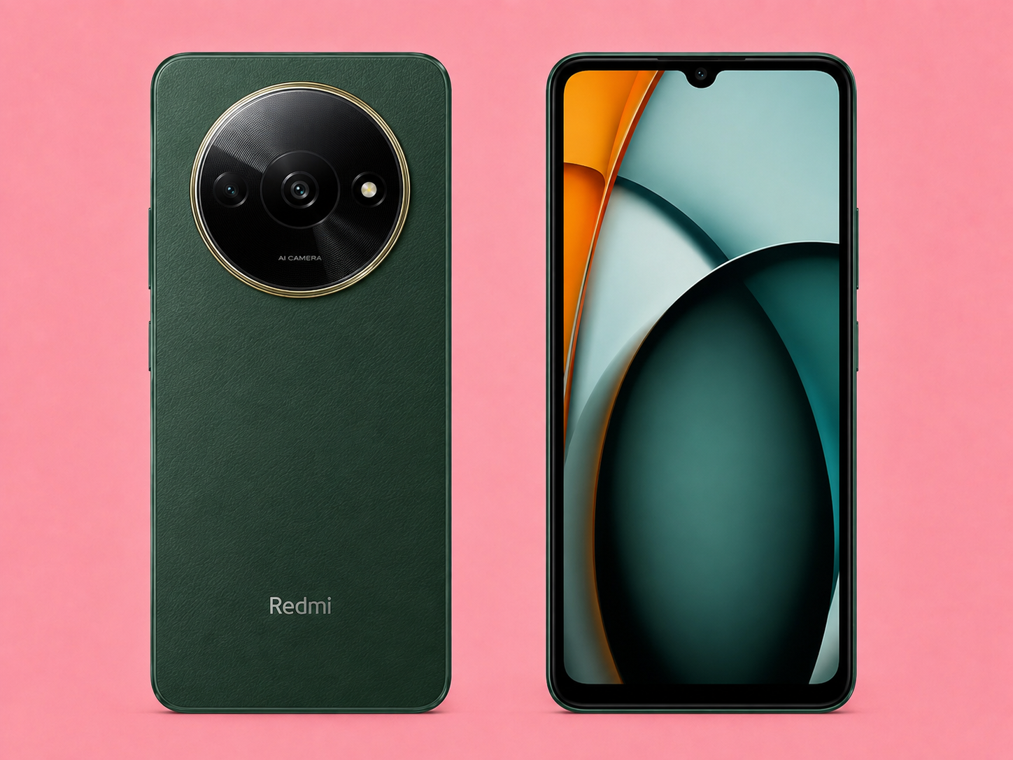 Ремонт на Redmi A3 — изглед отпред и отзад