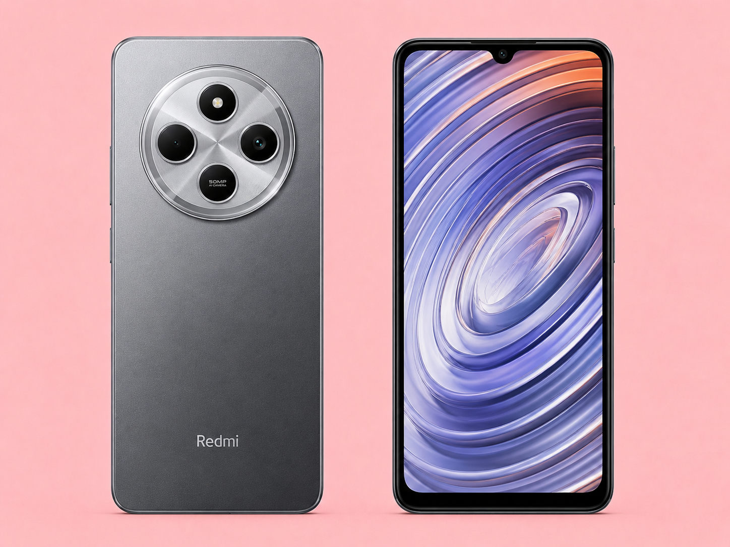 Ремонт на Redmi A4 — изглед отпред и отзад