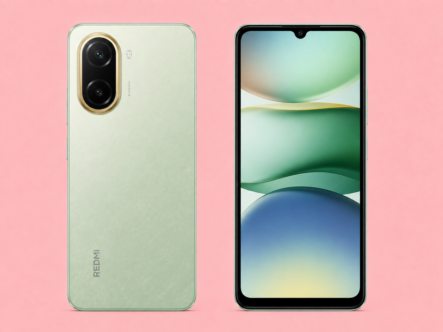 Ремонт на Redmi A5 — изглед отпред и отзад