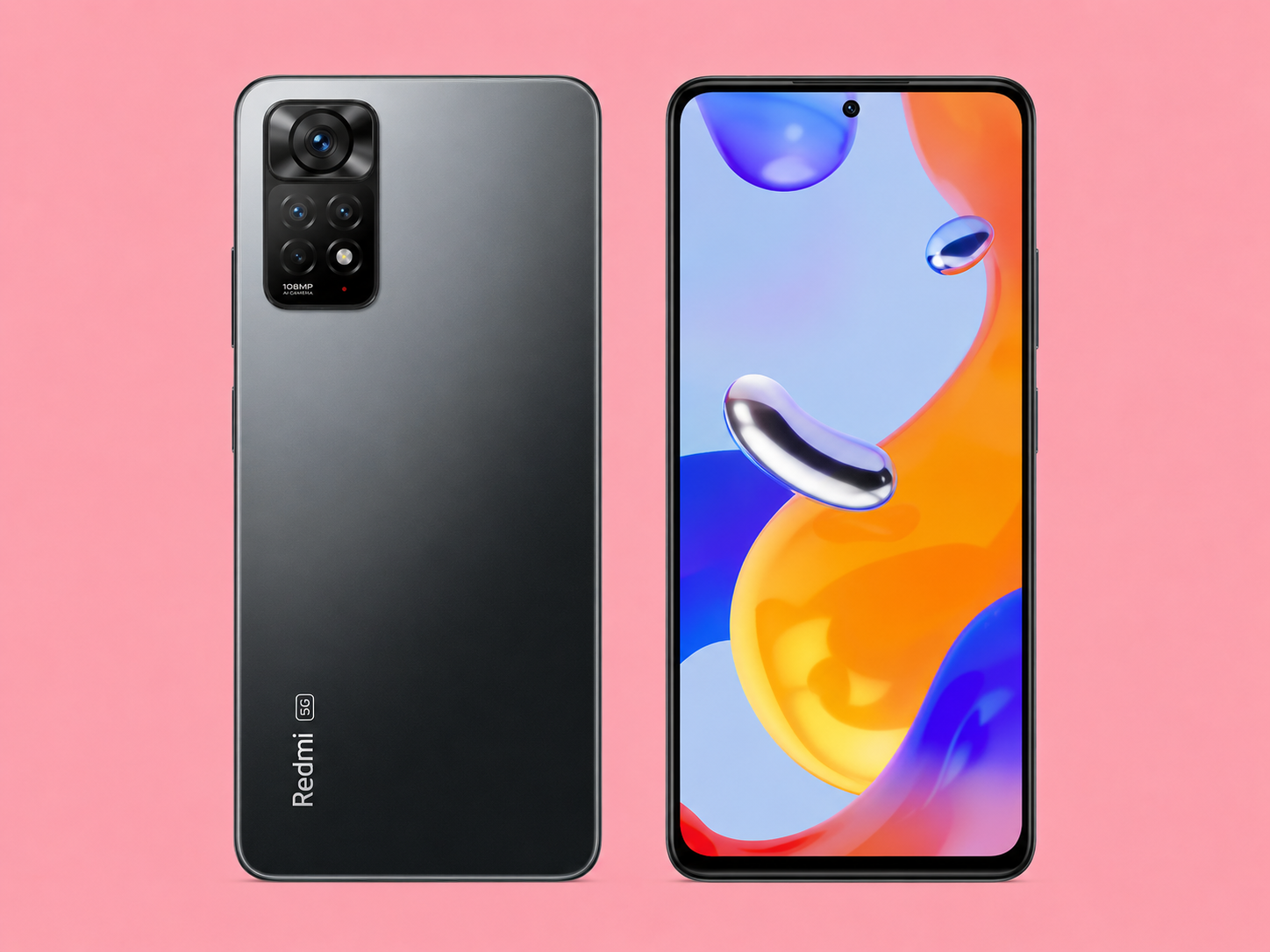 Ремонт на Redmi Note 11 Pro — изглед отпред и отзад