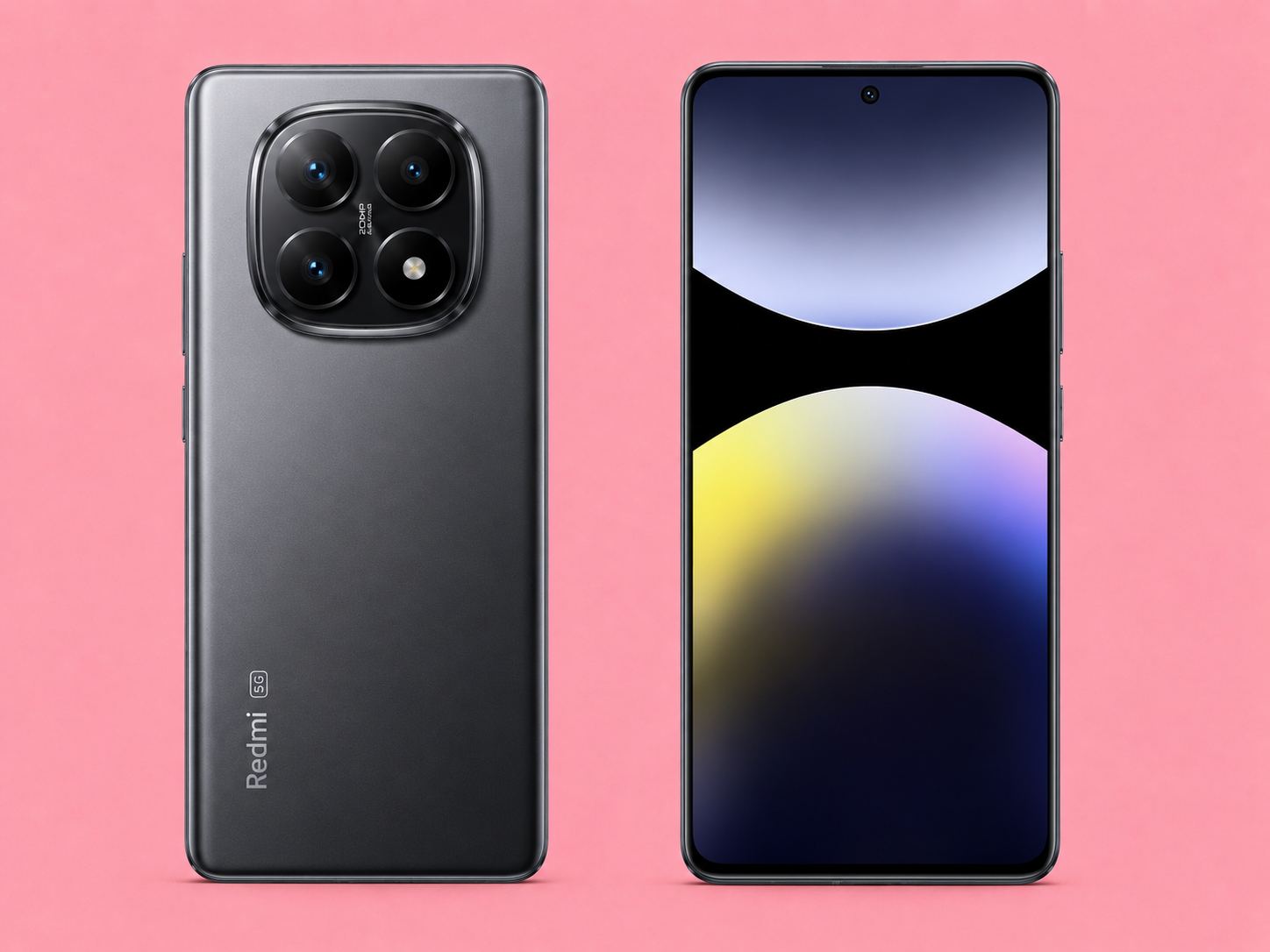 Ремонт на Redmi Note 14 Pro — изглед отпред и отзад