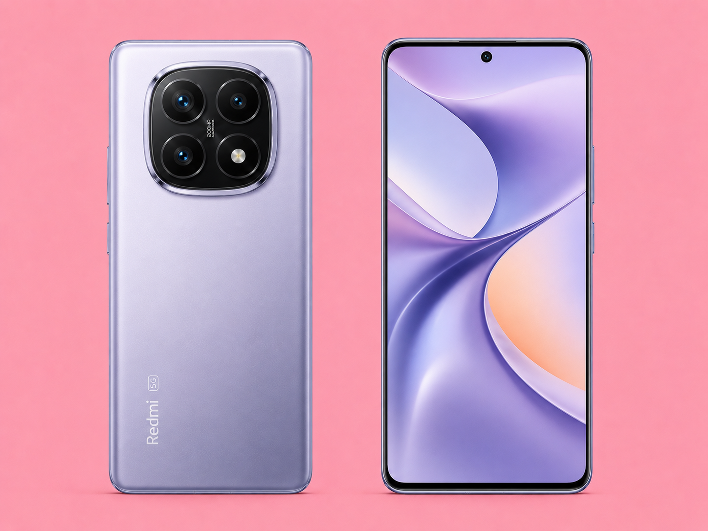 Ремонт на Redmi Note 15 5G — изглед отпред и отзад