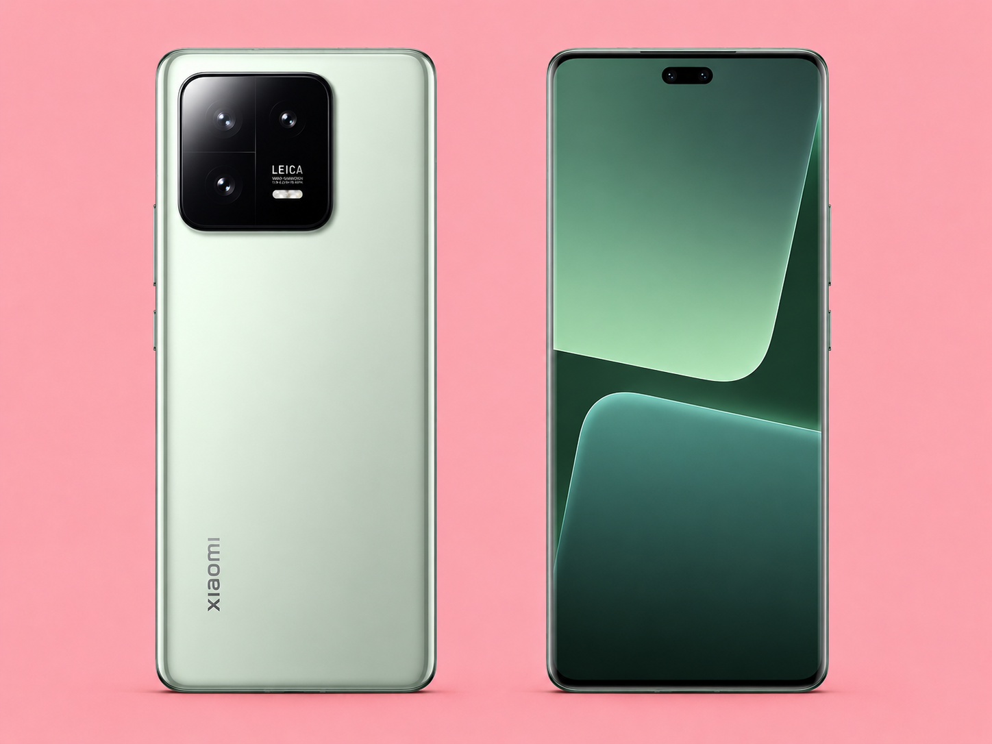 Ремонт на Xiaomi 13 — изглед отпред и отзад