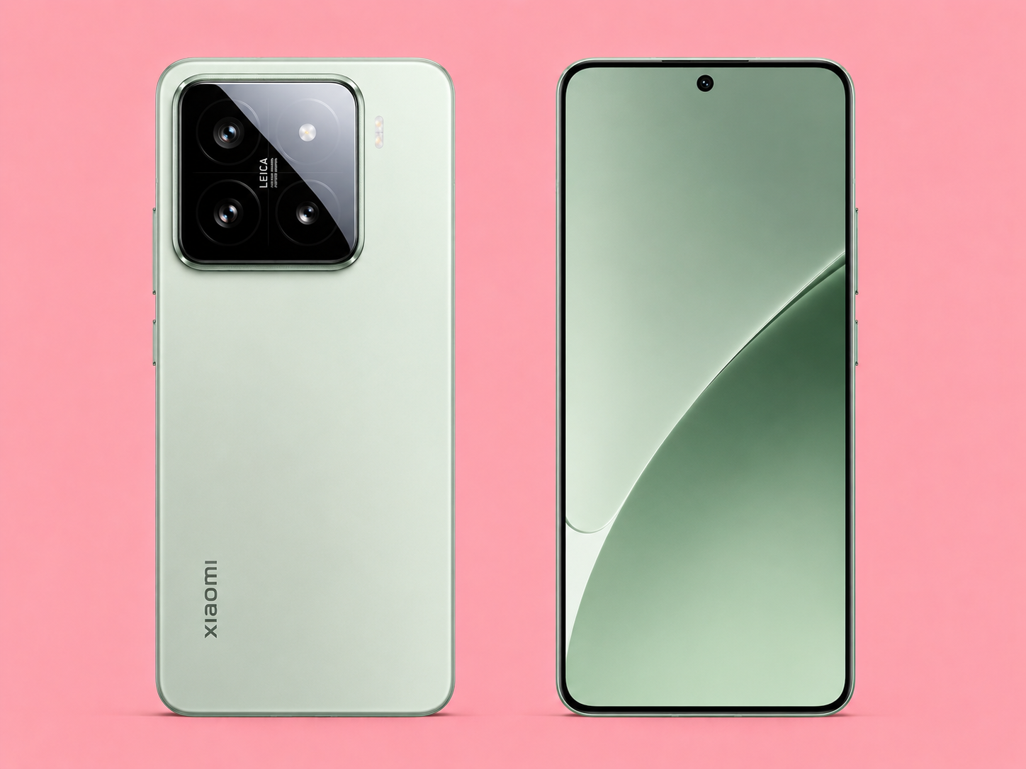 Ремонт на Xiaomi 15 — изглед отпред и отзад