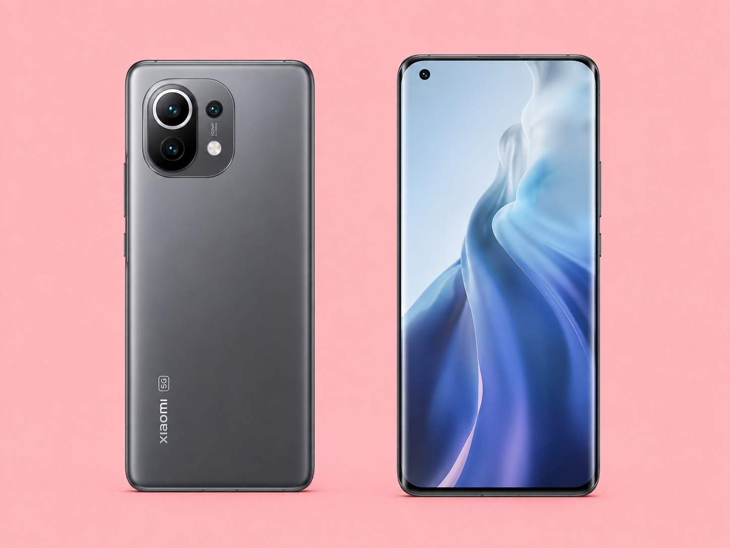 Ремонт на Xiaomi Mi 11 — изглед отпред и отзад