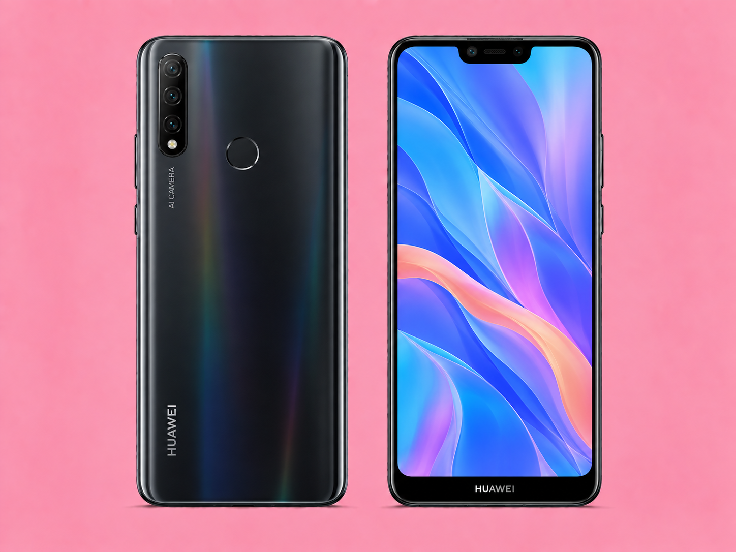 Ремонт на Huawei Y8s — изглед отпред и отзад