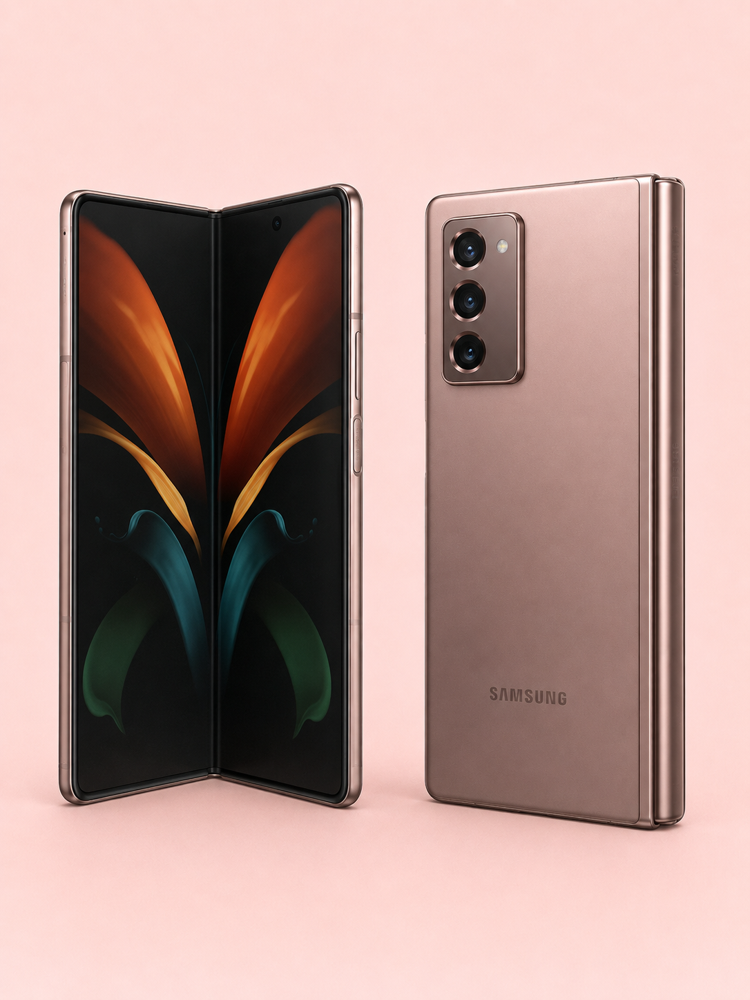 Ремонт на Samsung Galaxy Z Fold 2 — сгънат и разгънат изглед