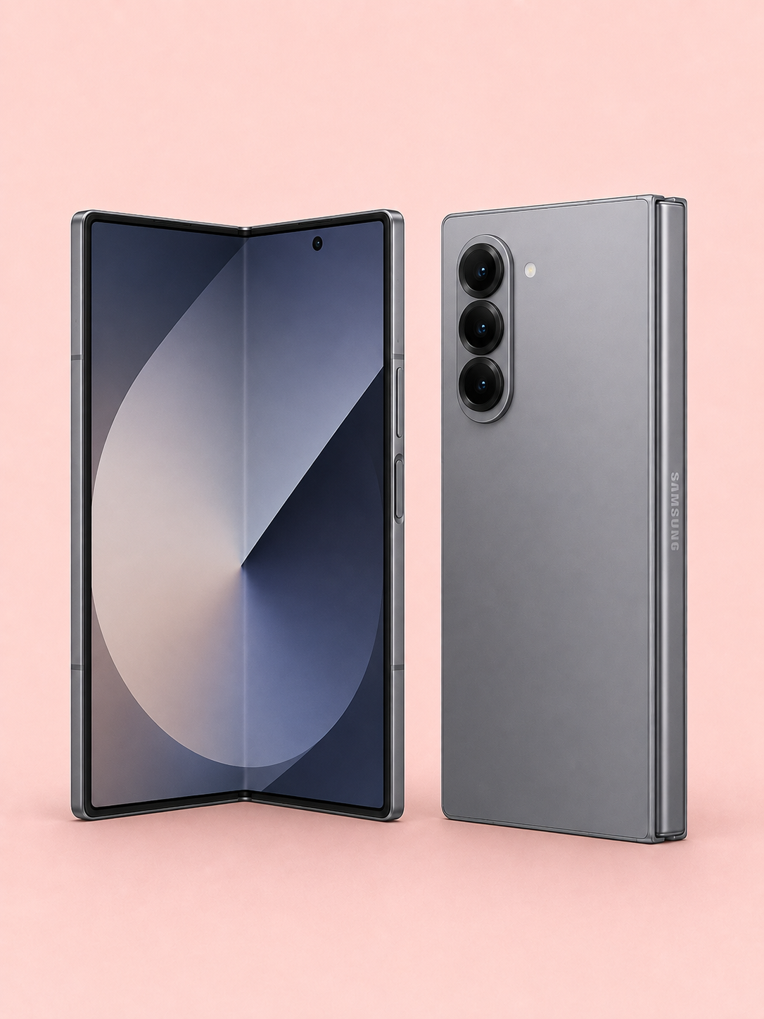 Ремонт на Samsung Galaxy Z Fold 5 — сгънат и разгънат изглед