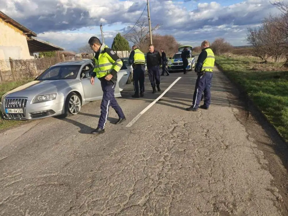 Заловиха системен нарушител с шипове за принудително спиране
