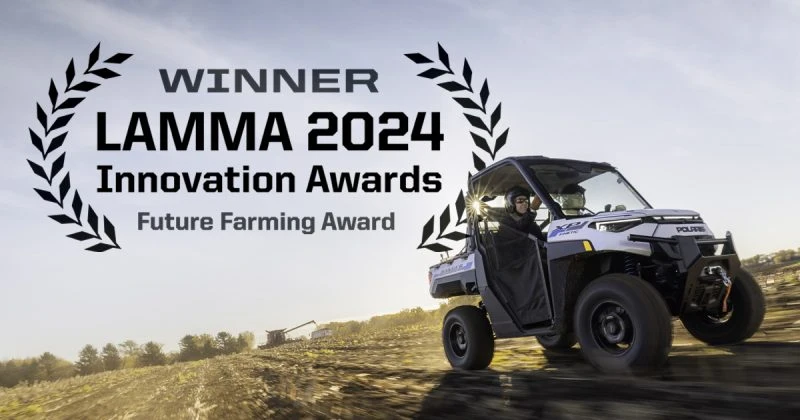 Polaris получи наградата Future Farming за Ranger XP Kinetic на наградите за иновации на LAMMA