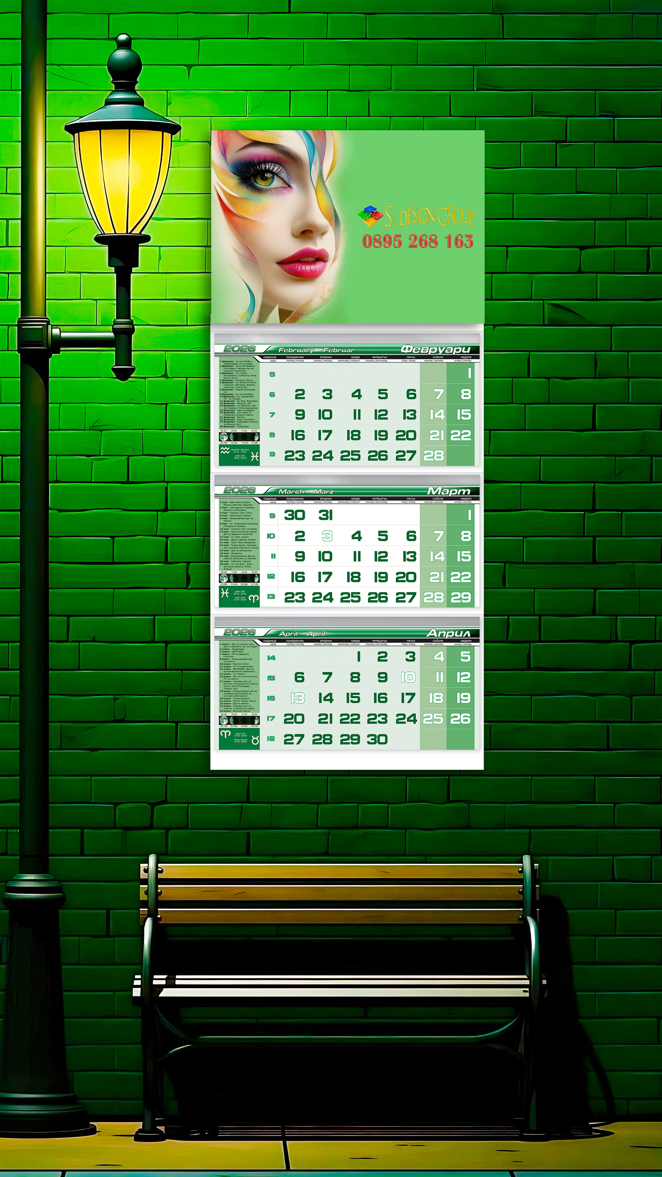 Как да изберете перфектния рекламен календар за вашия бизнес 