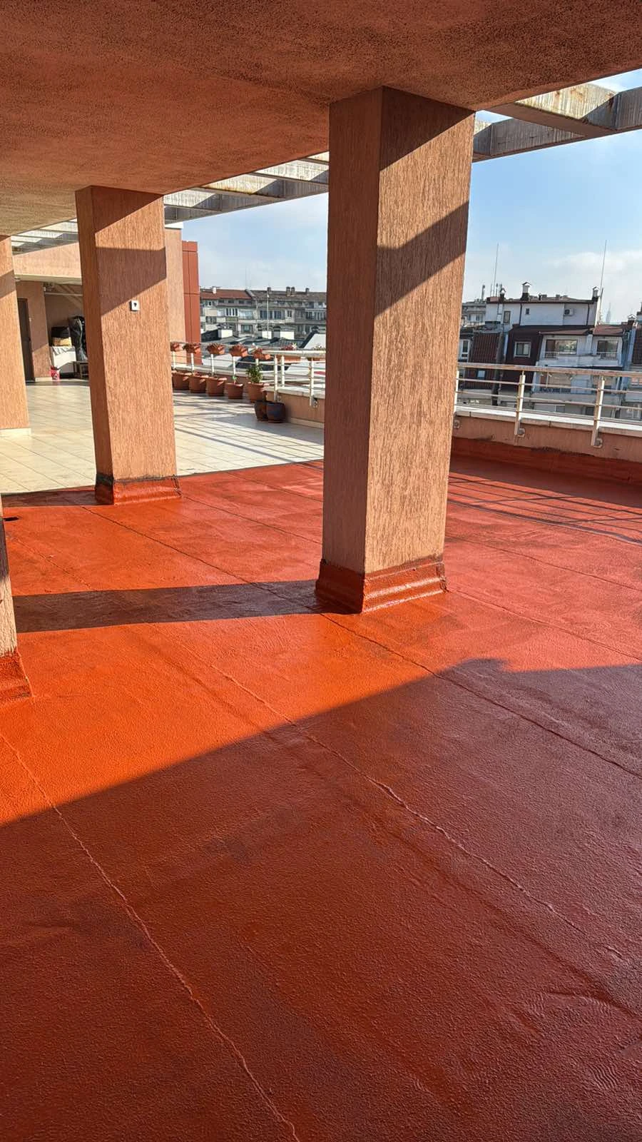 Хидоризолация на покривна тераса