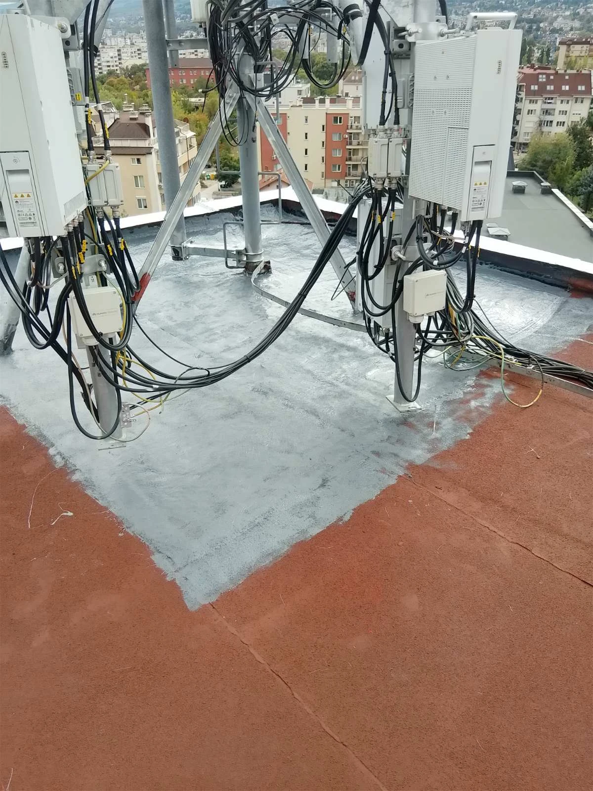 Полагане на студена полиуреа