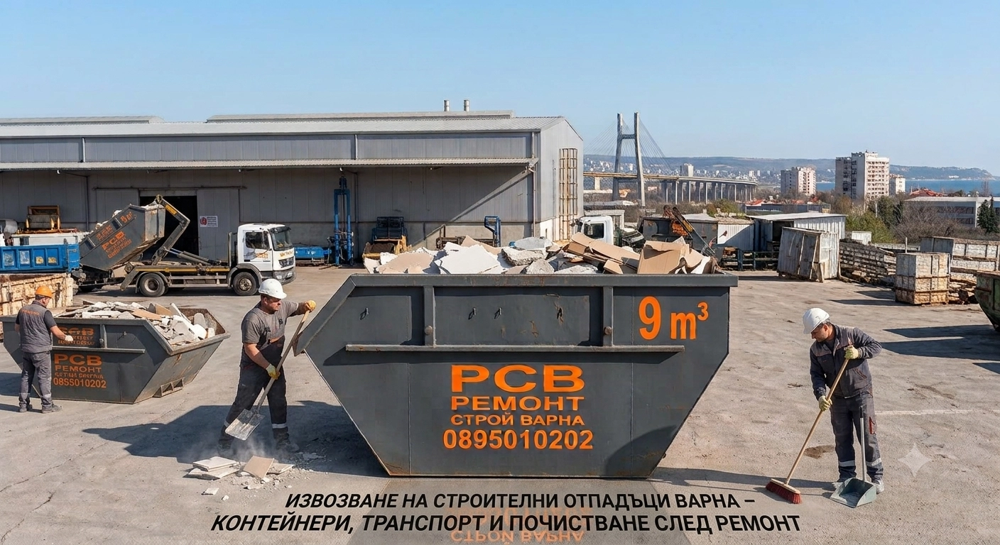 Контейнер за боклук Варна – наем на контейнери за строителни и едрогабаритни отпадъци | РСВ РЕМОНТ СТРОЙ ВАРНА