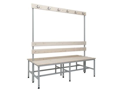 Закачалка за съблекалня двойна DCW-1500