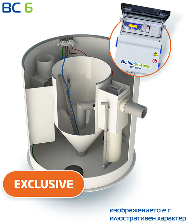 Bio Cleaner BC6 Exclusive Пречиствателна станция Bio Cleaner BC6 Exclusive