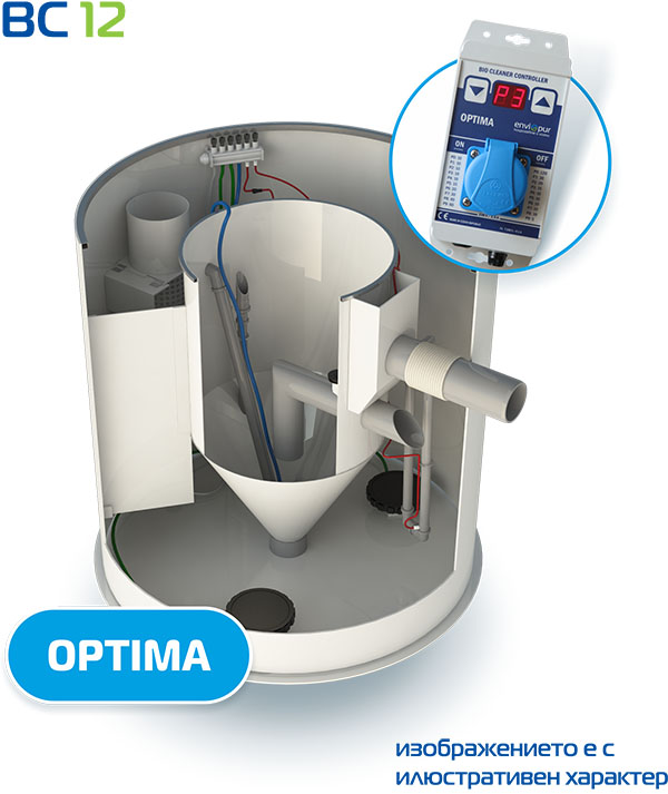 Bio Cleaner BC 12 Optima Пречиствателна станция Bio Cleaner BC 12 Optima