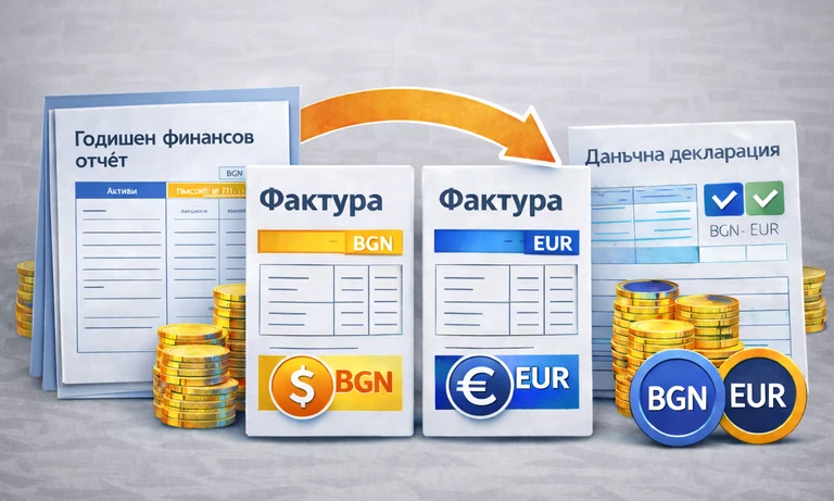 Годишни финансови отчети и промяна на отчетната валута