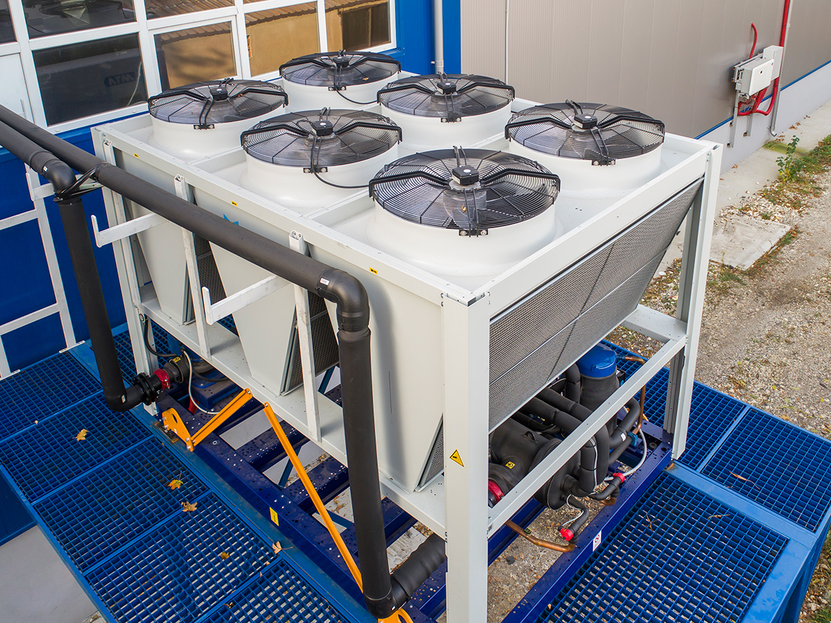 Нов индустриален чилър в експлоатация