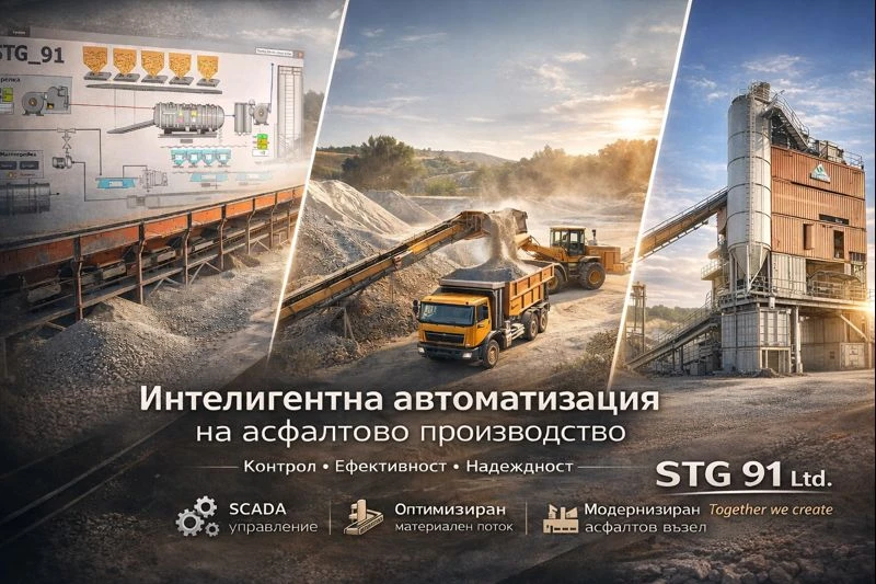  Автоматизация на асфалтово производство