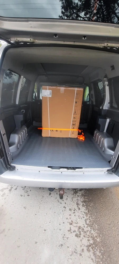 Превоз на съдомиялна до адрес във Варна.