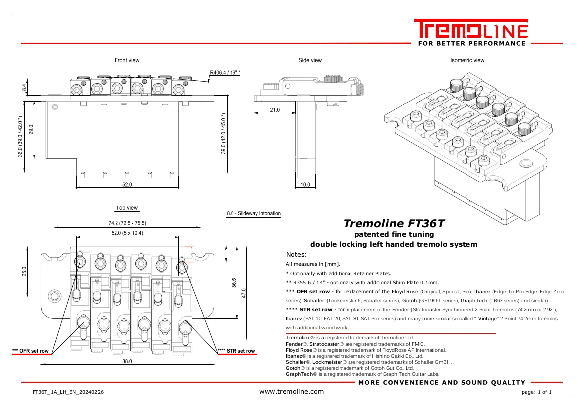 <img src=”Tremoline-FT36T-1A-LH-EN-20240226-rec” width="1169" height="826" alt=”Tremoline Tremolo system LH brief info drawing” />
