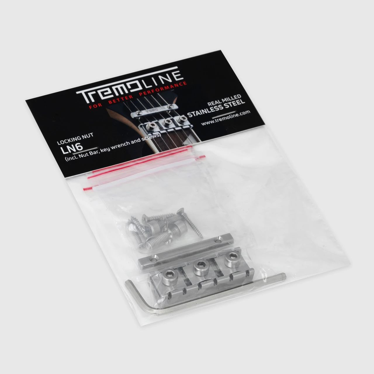 Tremoline-Locking-Nut-LN6A-R3-SS-02 <img src=”Tremoline-Locking-Nut-LN6A-R3-SS-02.jpg” width="1280" height="1280" alt=”Packaging box of the Tremoline LN6A-R3 locking nut” />