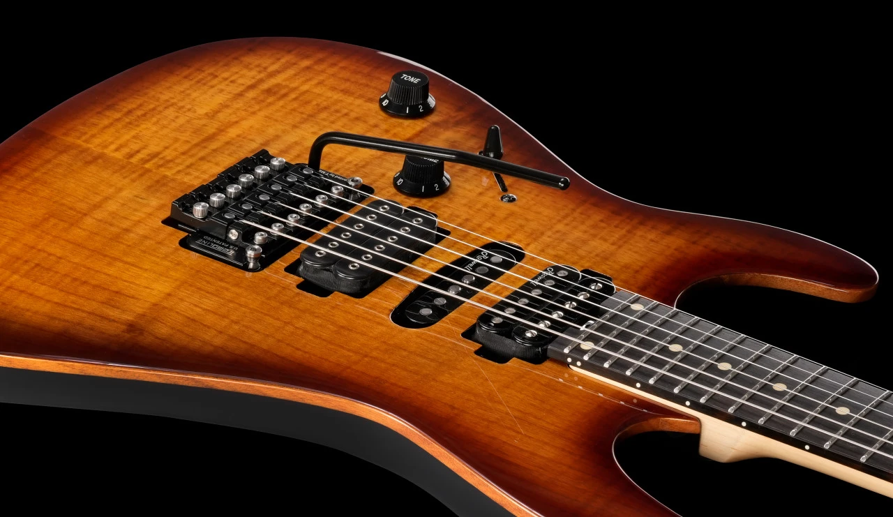 Tremoline-FT36T-guitar-locking-tremolo-1280x741-v03 <img src=”Tremoline-FT36T-guitar-locking-tremolo-1280x741-v03.jpg” alt=”left-handed guitar with black tremolo over the black background”>