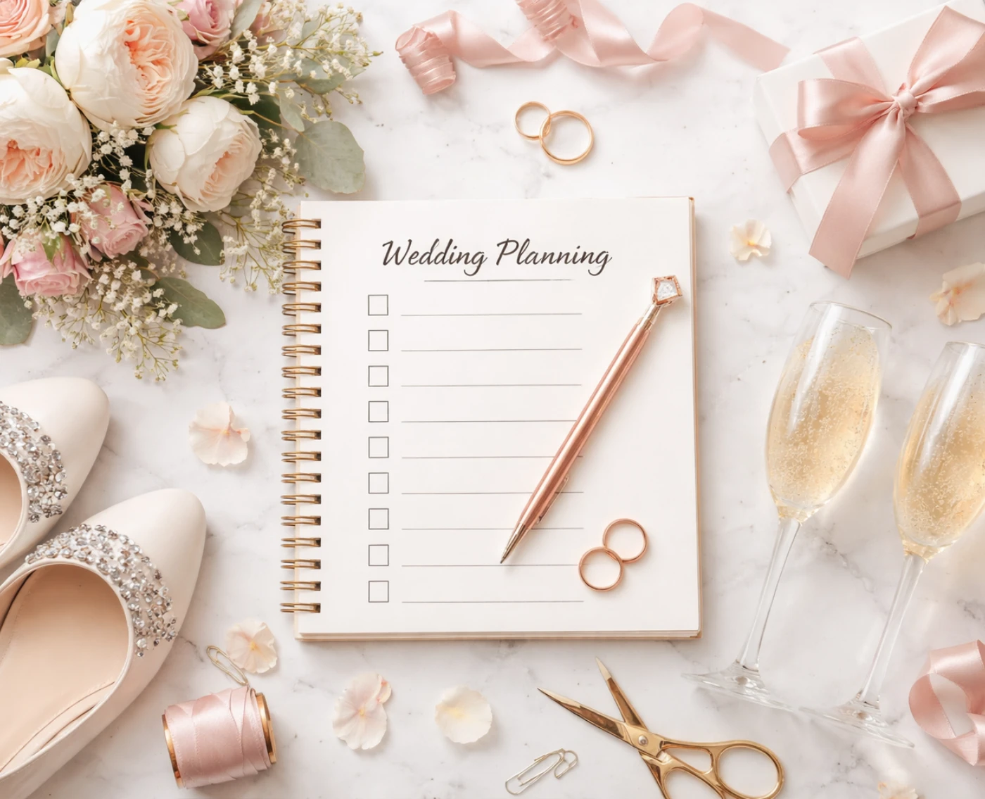 Чеклист за сватба: Пълен наръчник за организация на перфектния ден