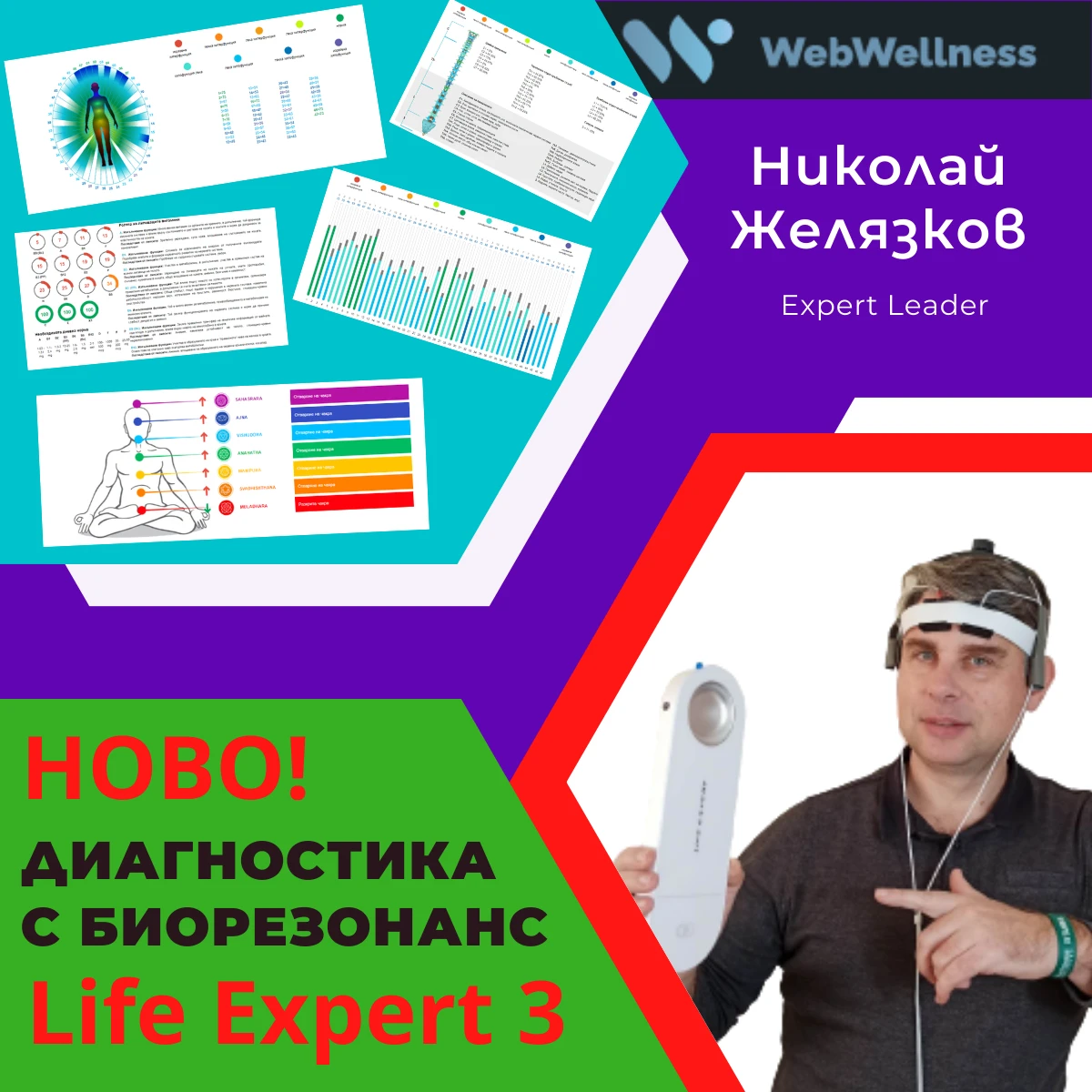 НОВО! Биорезонансна диагностика с Life Expert 3!